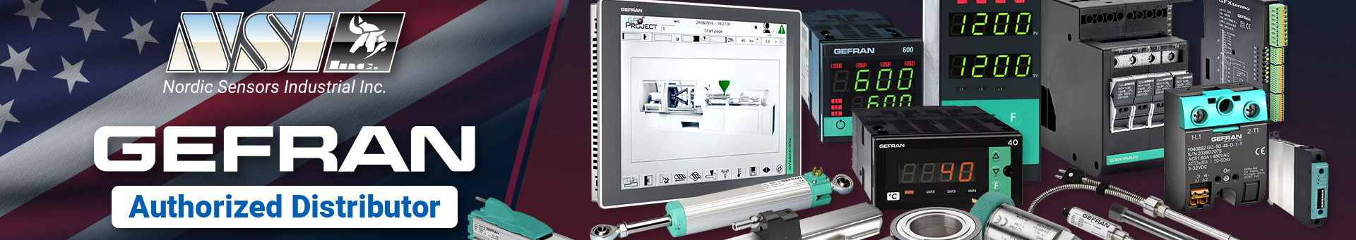 Gefran authorized distributor North America